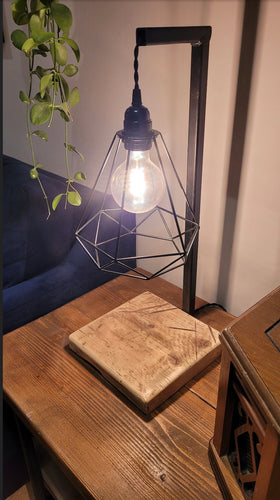 Industrial Side Lamp - Distinctive Lighting with Modern Edge