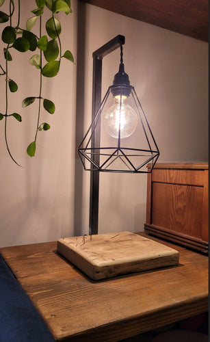 Industrial Side Lamp - Distinctive Lighting with Modern Edge